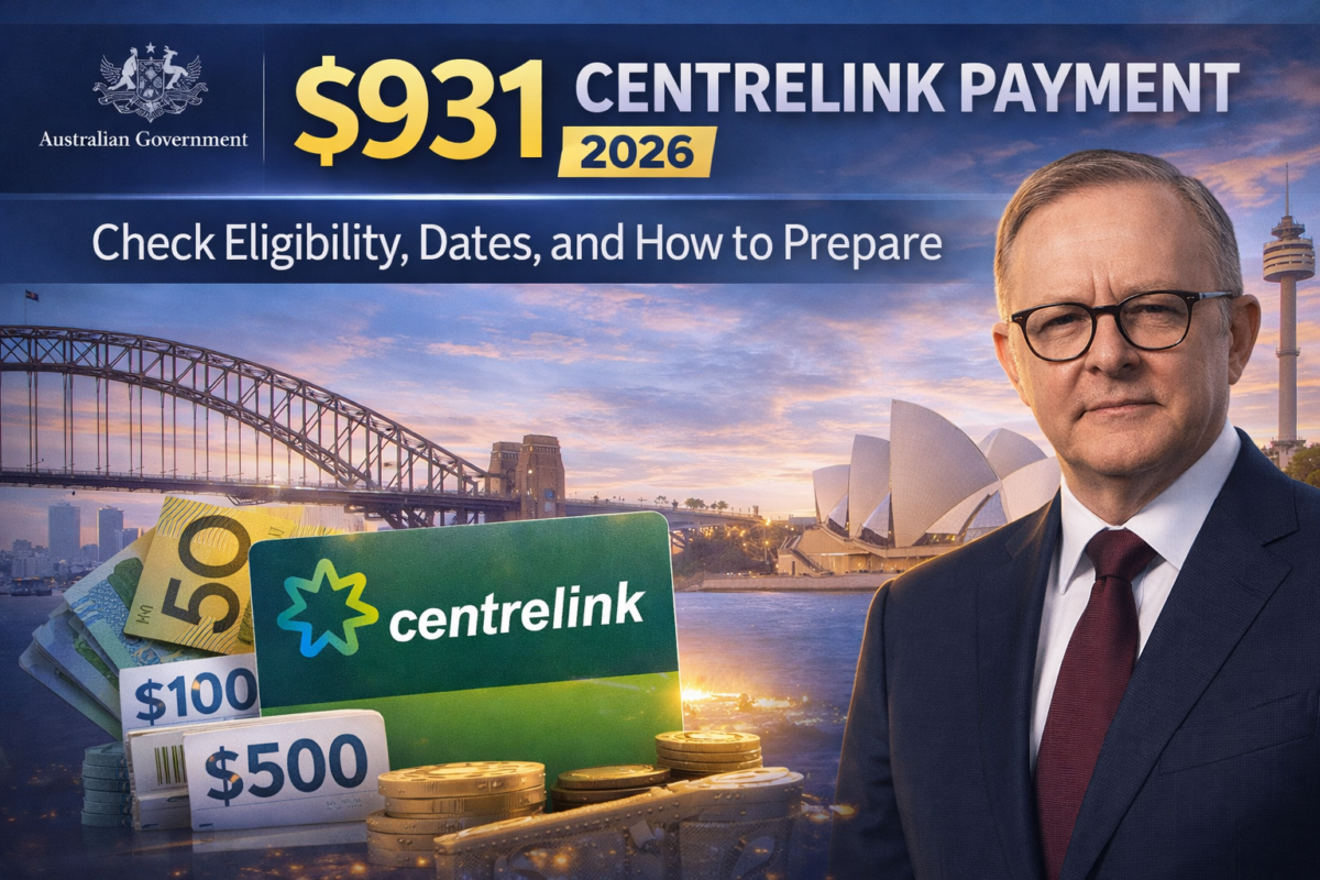 $931 Centrelink Payment 2026: Check Eligibility, Dates, and How to Prepare